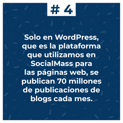 70 millones de publicaciones de blogs 70 millones de publicaciones de blogs
